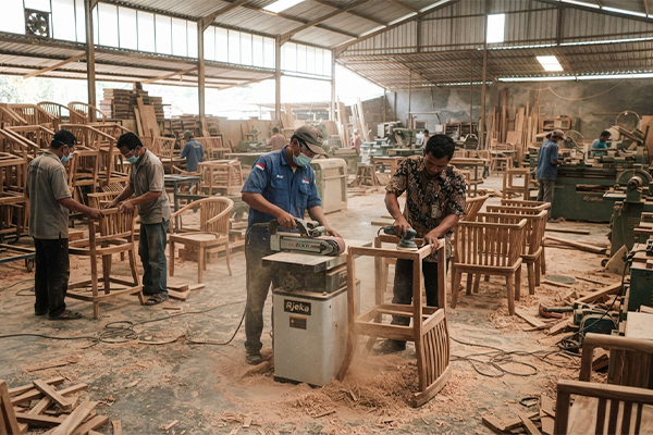 Wooden and Rattan Furniture